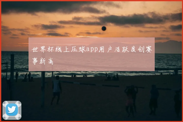 世界杯线上压球app用户活跃度创赛事新高